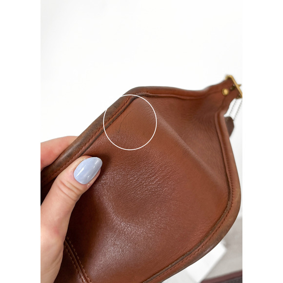 Vintage Coach Janice Legacy British Tan Brown Leather Purse # 9950 - Picture 16 of 16